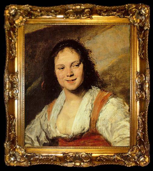framed  Frans Hals The Gypsy Girl, ta009-2